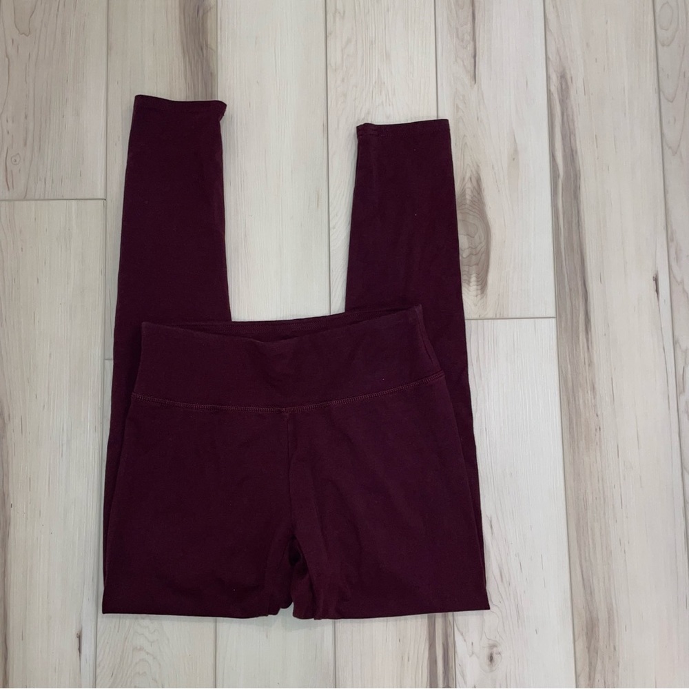 Aerie Chill Play Move Cotton Purple Leggings